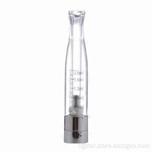 2014 Christmas Gift E-cigarette Clearomizer/Bottom Heating H2 Atomizer with 2.4 Ohms Resistance